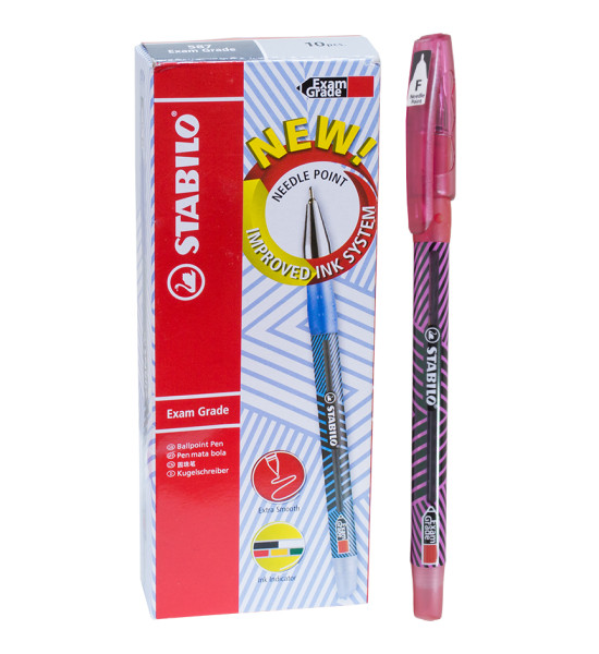 Bolígrafo, Exam Grade, 587XF, Punta Aguja 0.34 mm, Rojo, Caja x 10 Unds. 