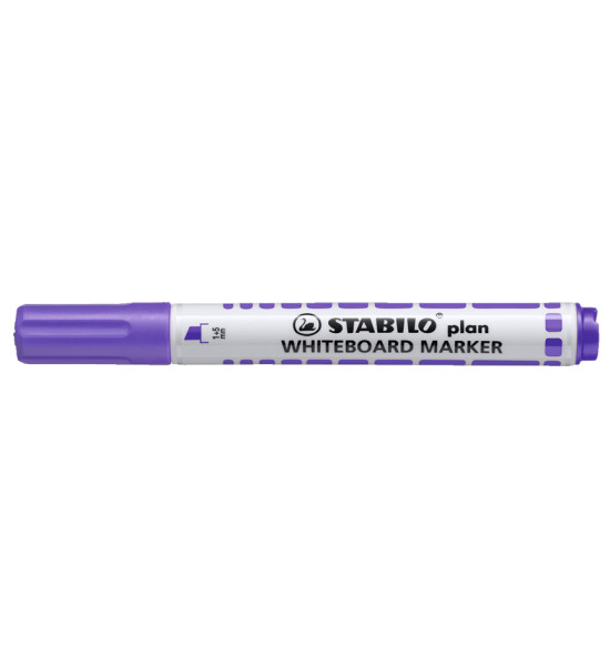 Marc. Pizarra, Plan, Punta Biselada 1.0-5.0 mm, Morado, Unidad