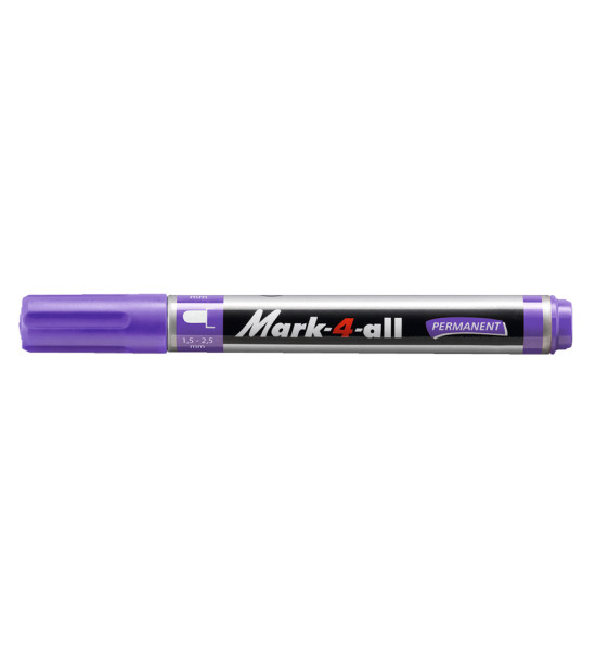 Marc. Permanente, Mark-4-all, Punta Redonda, 1.5-2.5 mm, Morado, Unidad