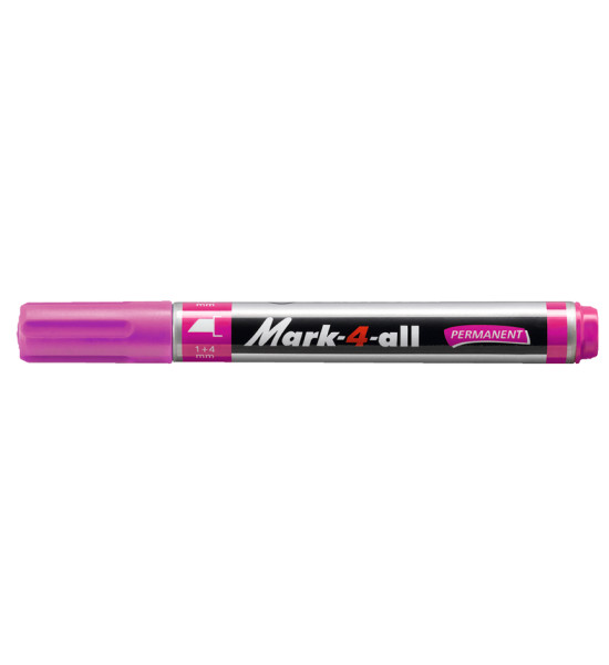 Marc. Permanente, Mark-4-all, Punta Biselada, 1.0-4.0 mm, Rosado, Unidad