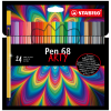 Marcador, Pen 68, Punta 1.0 mm, Estuche ARTY x 24 Unds. 24 Colores Surtidos