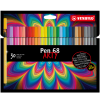 Marcador, Pen 68, Punta 1.0 mm, Estuche ARTY x 30 Unds. 30 Colores Surtidos