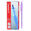 Bolígrafo, Liner 808, Punta Fina 0.38 mm, cuerpo traslúcido, Morado, Caja x 10 Unds. 