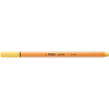 Micropunta/Felpa, Point 88, Punta Fina  0.4 mm, Amarillo Claro, Unidad
