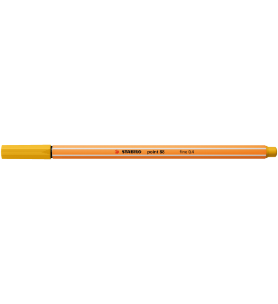 Micropunta/Felpa, Point 88, Punta Fina  0.4 mm, Curry, Unidad
