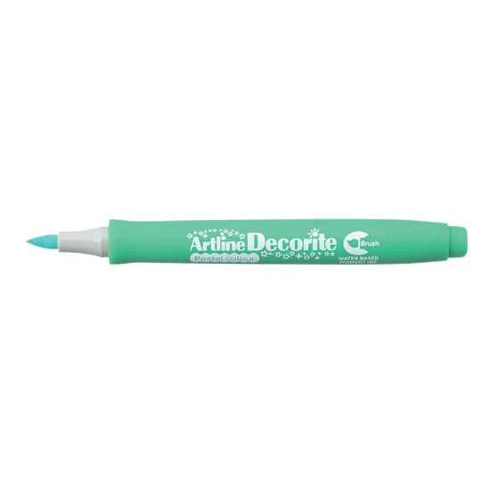 Decorite Marker, EDF, Brush Style (Flexible), Pastel Green, Unit