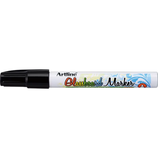 Glassboard Marker, EPG-4, Bullet Style, 2.0 mm, Black, Unit