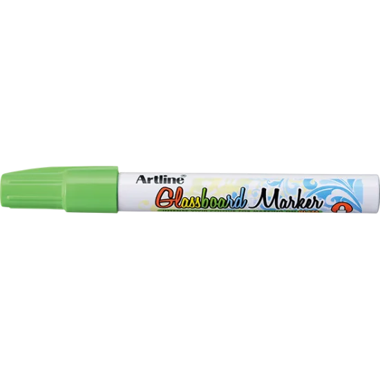 Glassboard Marker, EPG-4, Bullet Style, 2.0 mm, Fluoro Green, Unit