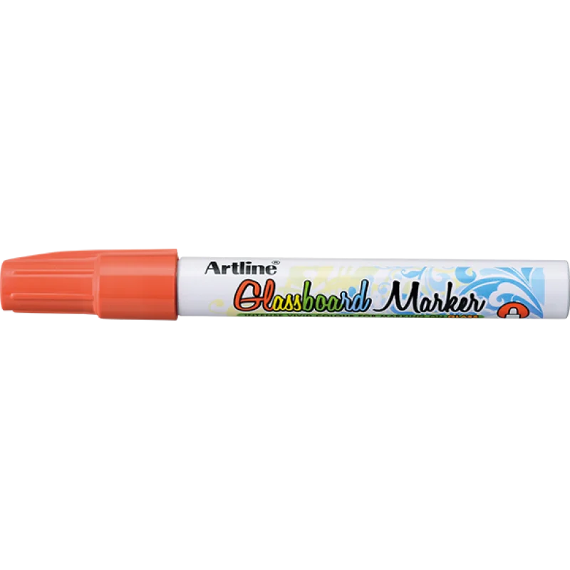 Glassboard Marker, EPG-4, Bullet Style, 2.0 mm, Fluoro Orange, Unit