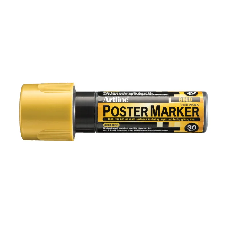 Poster Marker, EPP-30, Tip 30.0 mm, Gold, Unit