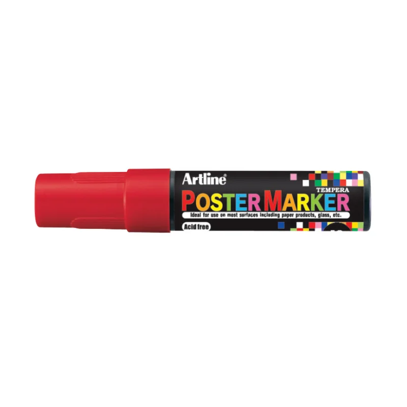 Poster Marker, EPP-12, Tip 12.0 mm, Red, Unit