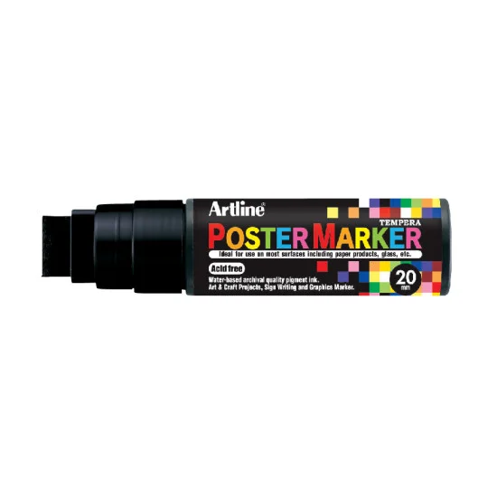 Poster Marker, EPP-20, Tip 20.0 mm, Black, Unit