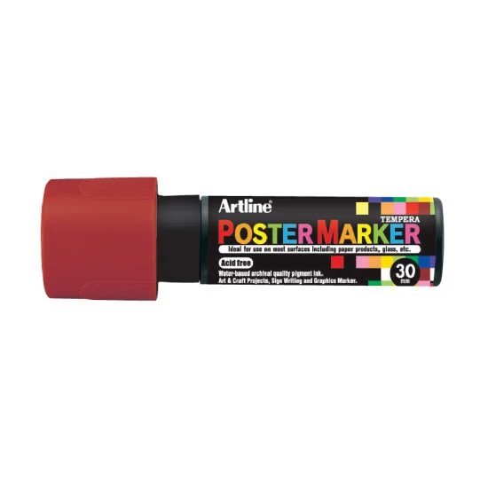 Poster Marker, EPP-30, Tip 30.0 mm, Brown, Unit