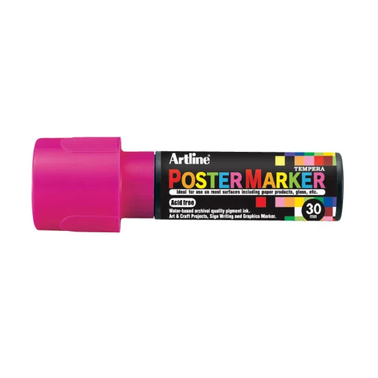 Poster Marker, EPP-30, Tip 30.0 mm, Fluoro Pink, Unit