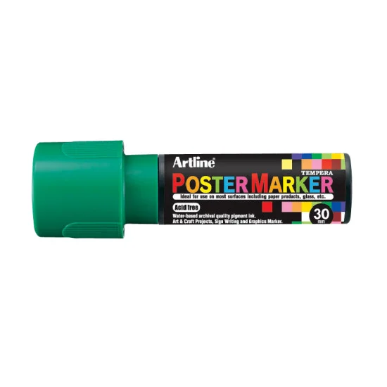 Poster Marker, EPP-30, Tip 30.0 mm, Green, Unit