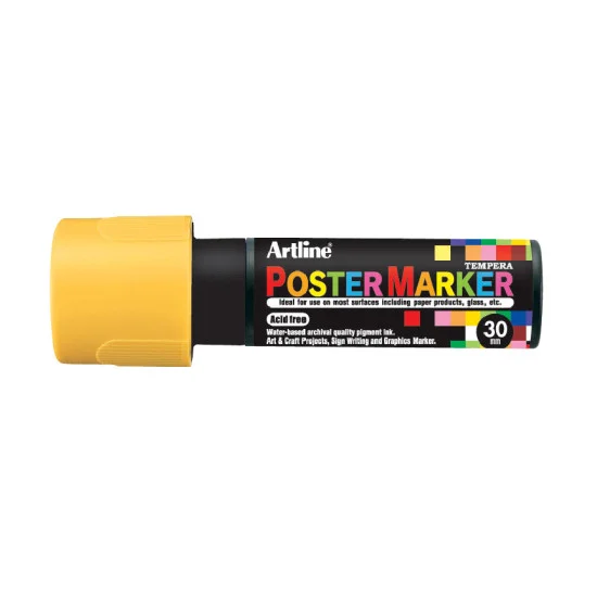 Poster Marker, EPP-30, Tip 30.0 mm, Yellow, Unit