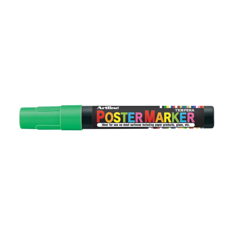 Poster Marker, EPP-4, Bullet Style 2.0 mm, Fluoro Green, Unit