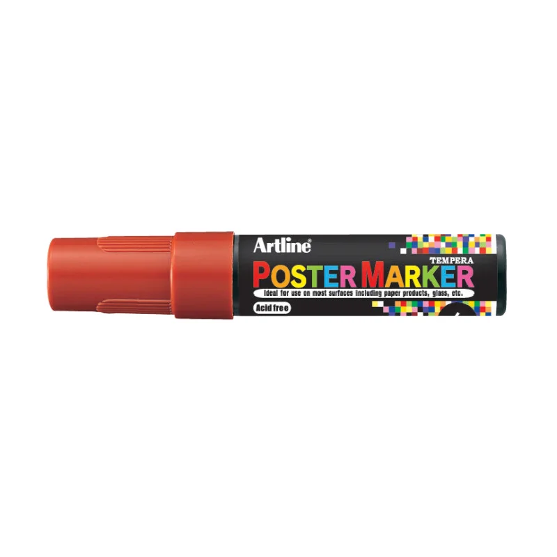 Poster Marker, EPP-6, Bullet Style 6.0 mm, Brown, Unit