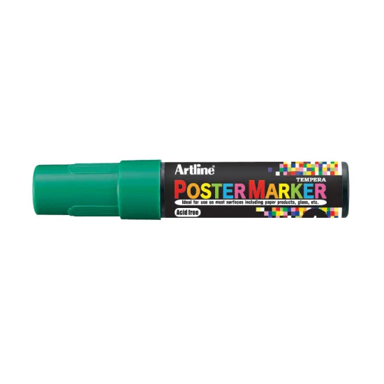 Poster Marker, EPP-6, Bullet Style 6.0 mm, Green, Unit