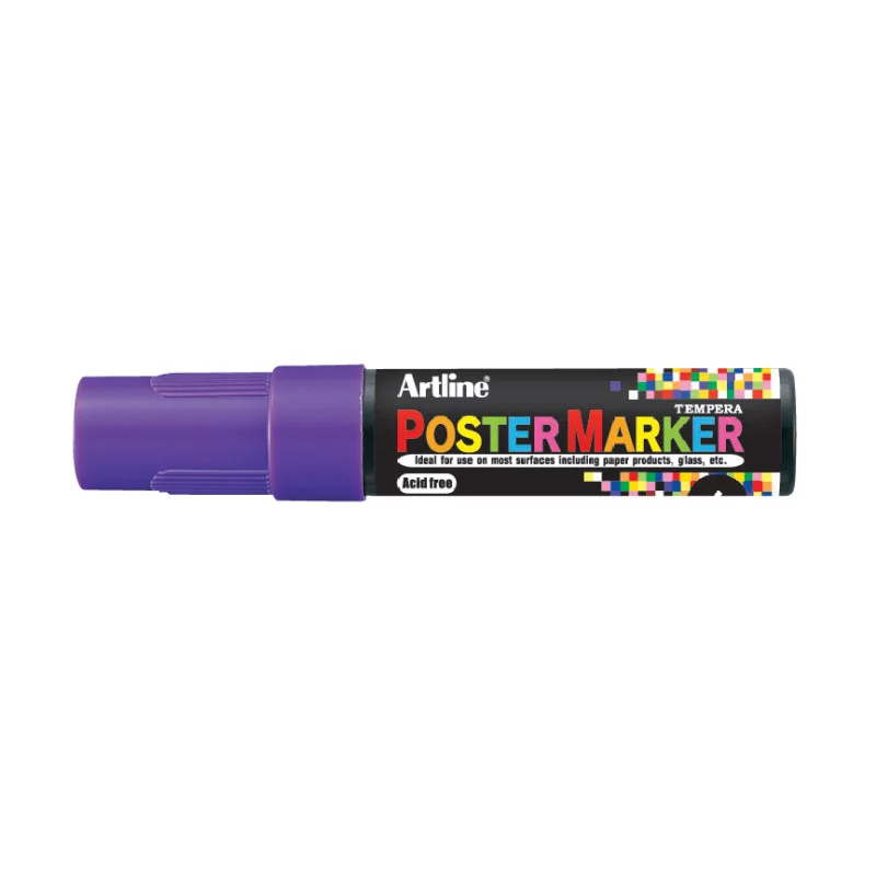 Poster Marker, EPP-6, Bullet Style 6.0 mm, Purple, Unit