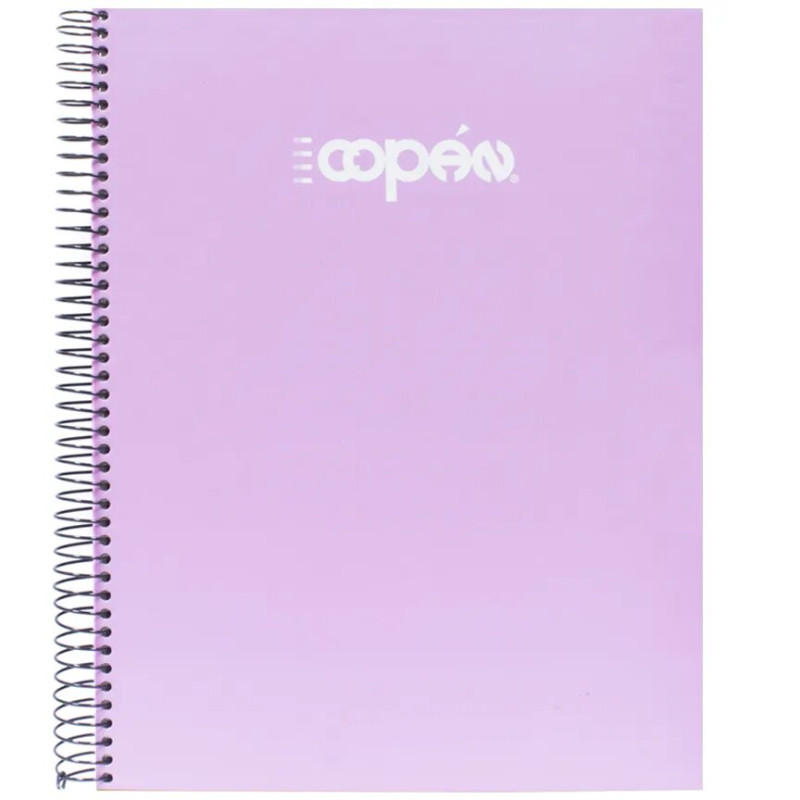 Hardcover Spiral Notebook, A4 Size (8.5" x 11"), 6 Subjects, 180 sheets (360 pages), Ruled Pages, Assorted Pastel Colors