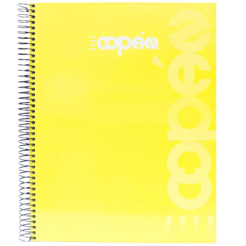 Hardcover Spiral Notebook, A4 Size (8.5" x 11"), 6 Subjects, 180 sheets (360 pages), Ruled Pages, Assorted Basic Colors