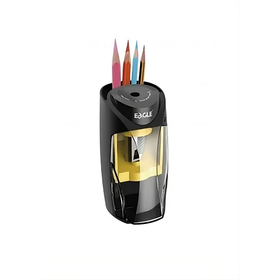 Automátic Pencil Sharpener, EG5168, 1 Hole with Deposit, Powered by AC/DC adapter, Unit