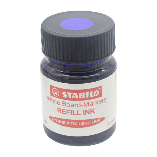 Refill Ink for Whiteboard Markers, 25 mL, Blue, Unit