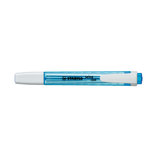 Highlighter, Swing Cool, Chisel Tip 1.0-4.0 mm, Fluo Colors, Blue, Unit