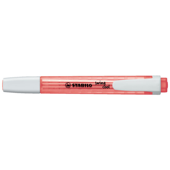 Highlighter, Swing Cool, Chisel Tip 1.0-4.0 mm, Fluo Colors, Red, Unit