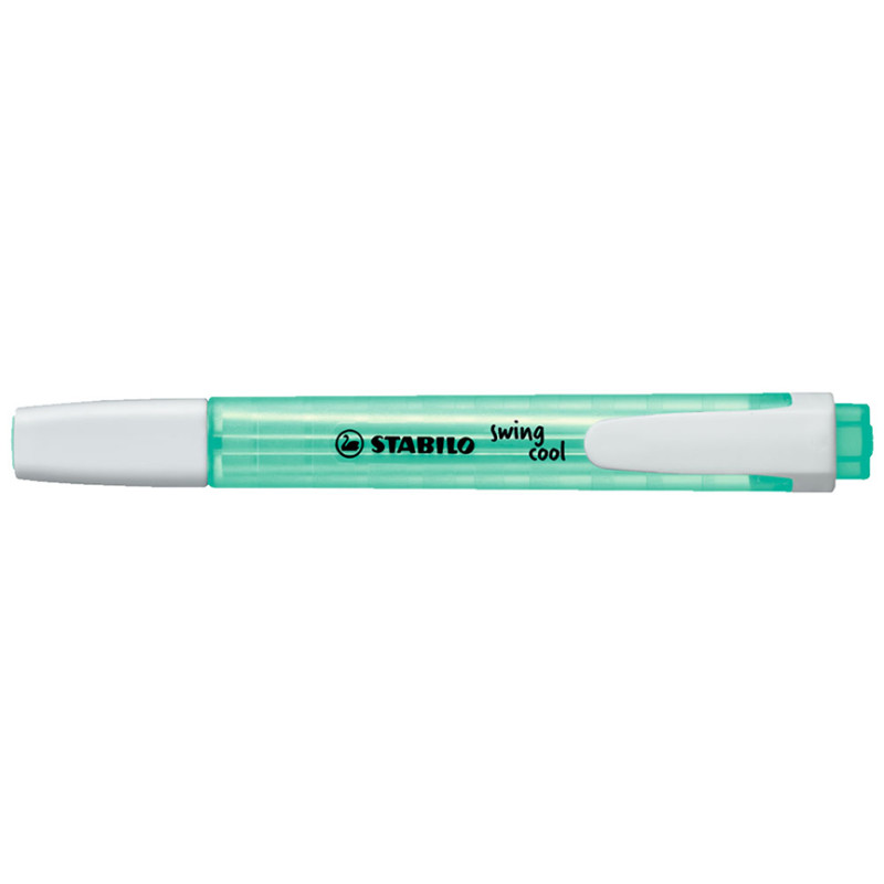 Highlighter, Swing Cool, Chisel Tip 1.0-4.0 mm, Fluo Colors, Turquoise, Unit