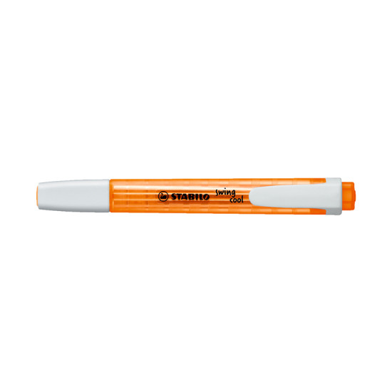 Highlighter, Swing Cool, Chisel Tip 1.0-4.0 mm, Fluo Colors, Orange, Unit