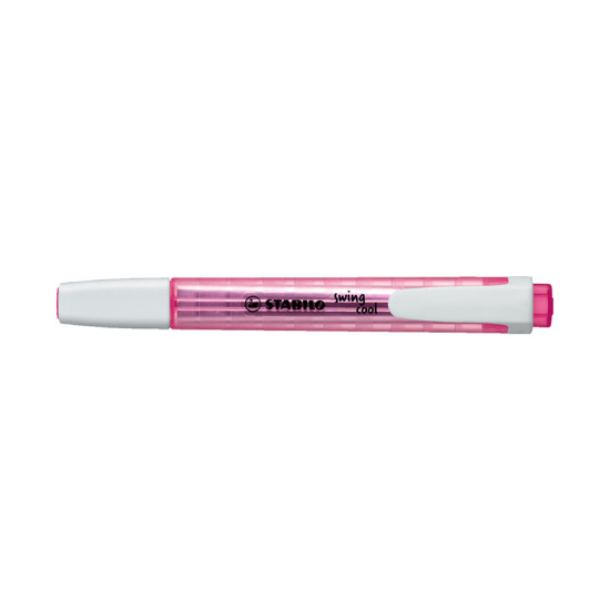 Highlighter, Swing Cool, Chisel Tip 1.0-4.0 mm, Fluo Colors, Pink, Unit