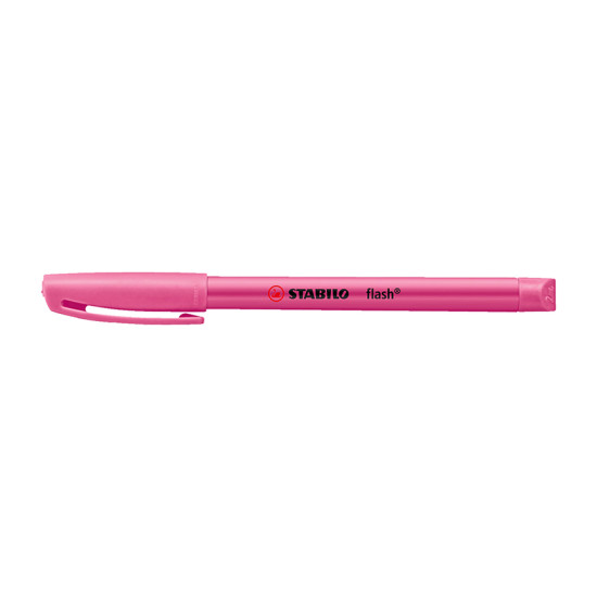 Highlighter, Flash, Chisel Tip 1.0-3.5 mm, Fluo Colors, Pink, Unit