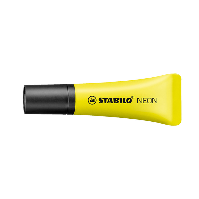 Highlighter, Neon, Chisel Tip 2.0-5.0 mm, Fluo Colors, Yellow, Unit