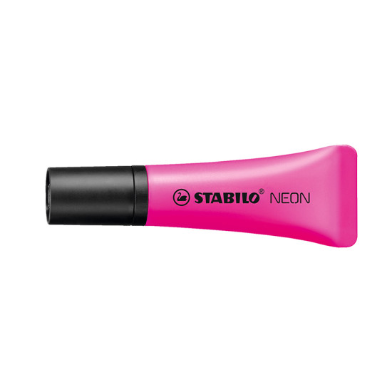 Highlighter, Neon, Chisel Tip 2.0-5.0 mm, Fluo Colors, Magenta, Unit