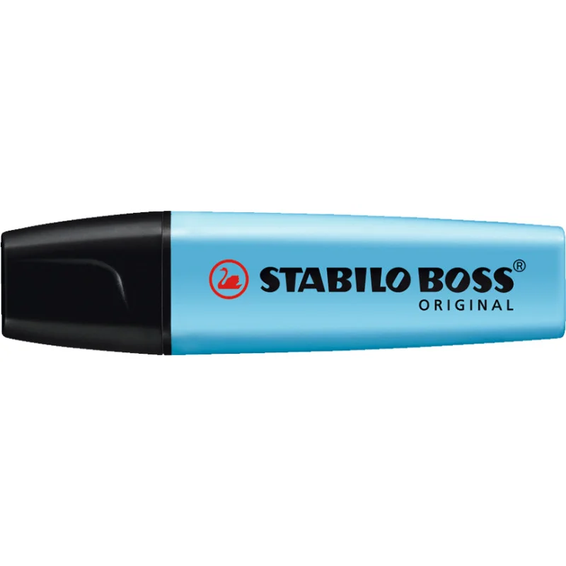 Highlighter, Boss, Chisel Tip 2.0-5.0 mm, Fluo Colors, Blue, Unit