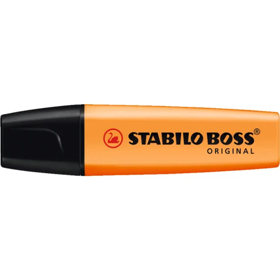 Highlighter, Boss, Chisel Tip 2.0-5.0 mm, Fluo Colors, Orange, Unit