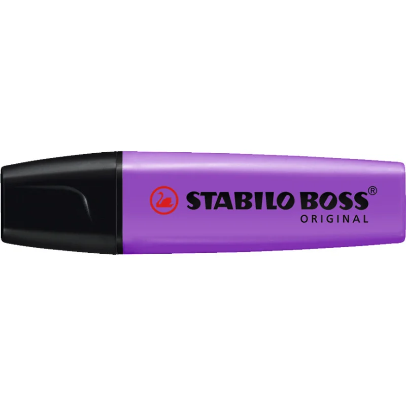 Highlighter, Boss, Chisel Tip 2.0-5.0 mm, Fluo Colors, Lavander, Unit