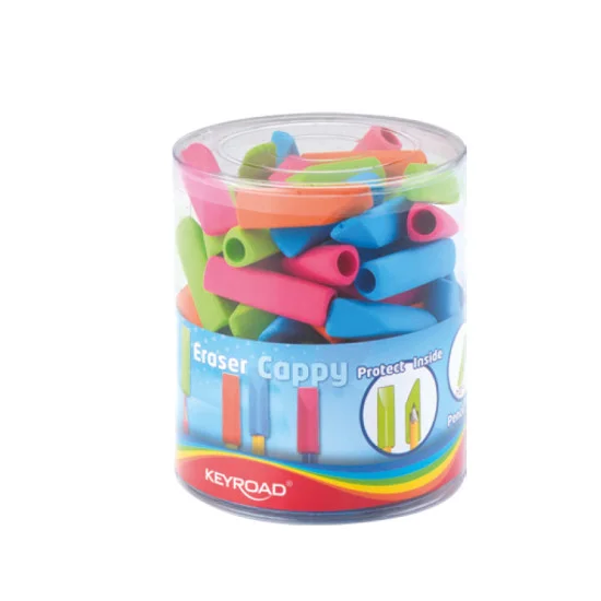 Eraser Cappy - Top Pencil  Displ x 72 Pcs.