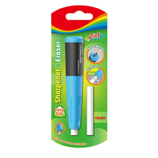 Sharper one hole / eraser + Refill ,  Blister x Pc.