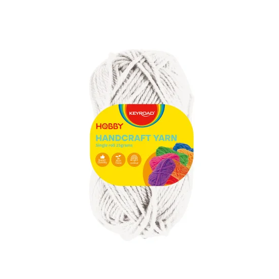 Handcraft yarn, 25grams, white