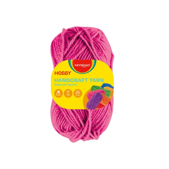 Handcraft yarn, 25grams, pink