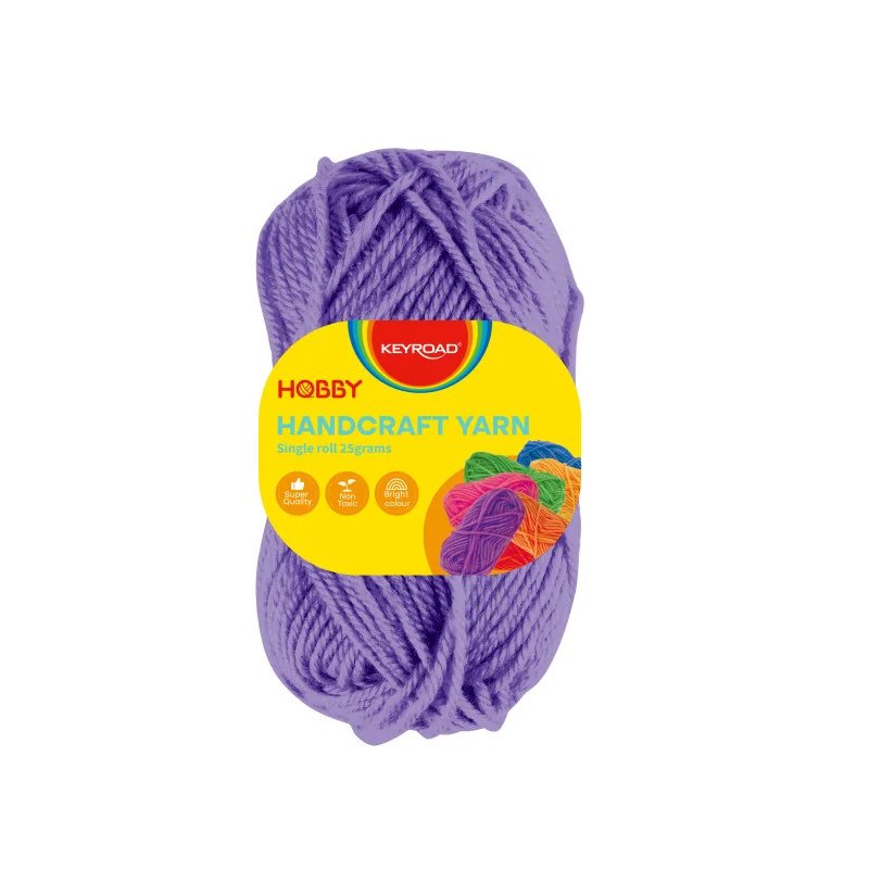 Handcraft yarn, 25grams, purple