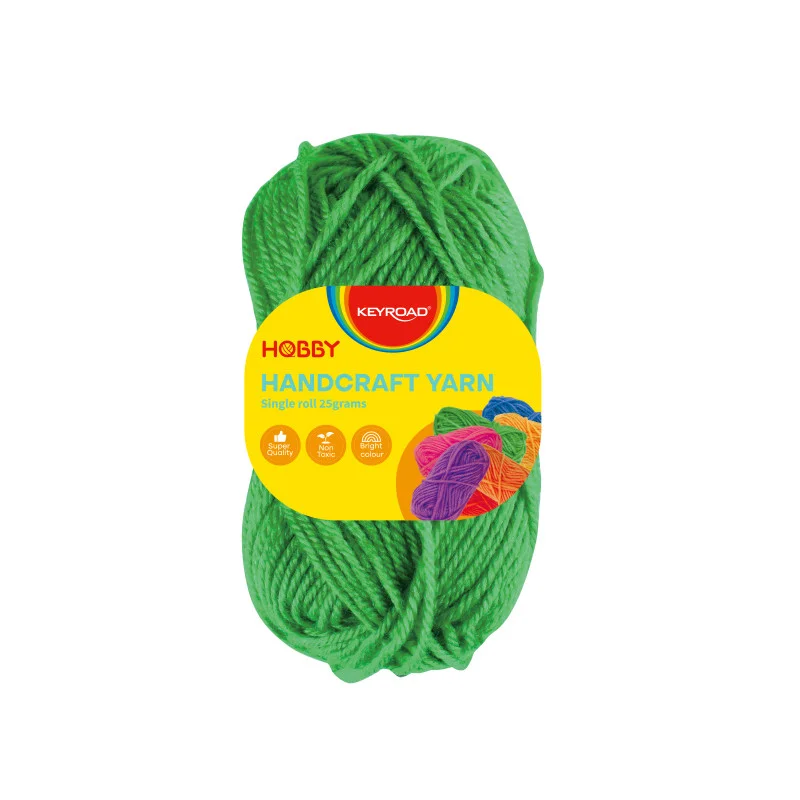 Handcraft yarn, 25grams, light green