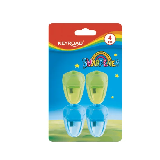 Sharpener with container, Star(fish),  Blister x 4 Pcs. 