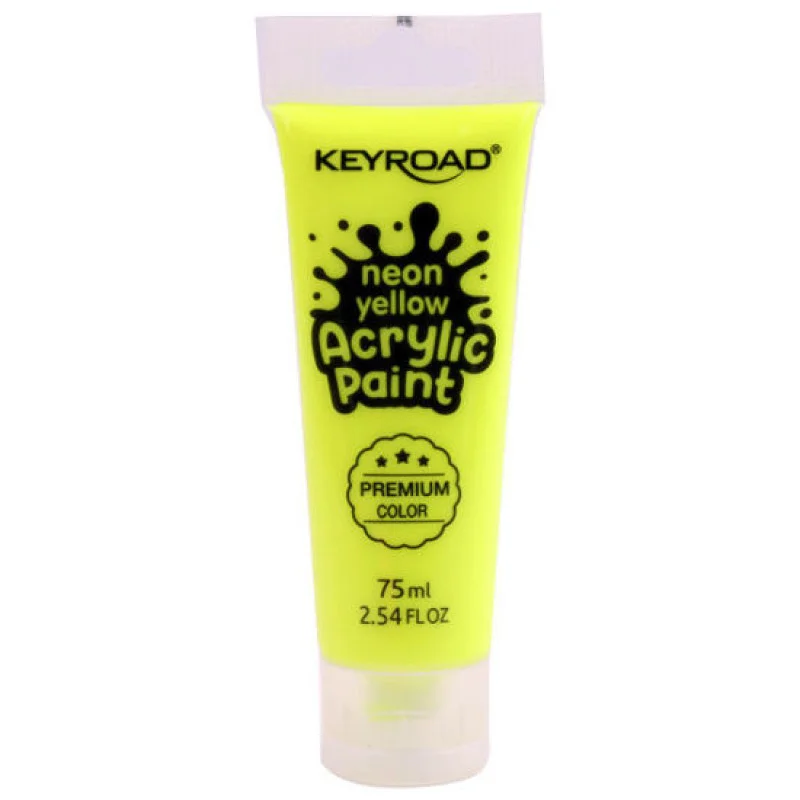 Acrylic Paint 75ml neon yellow