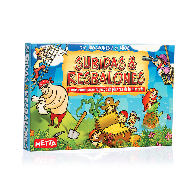 Chutes and Ladders Board Game (Subidas y Resbalones), (Age: 6+), Unit