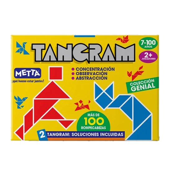 100 Shapes Tangram, Foam Figures, (Age: 7+), Unit