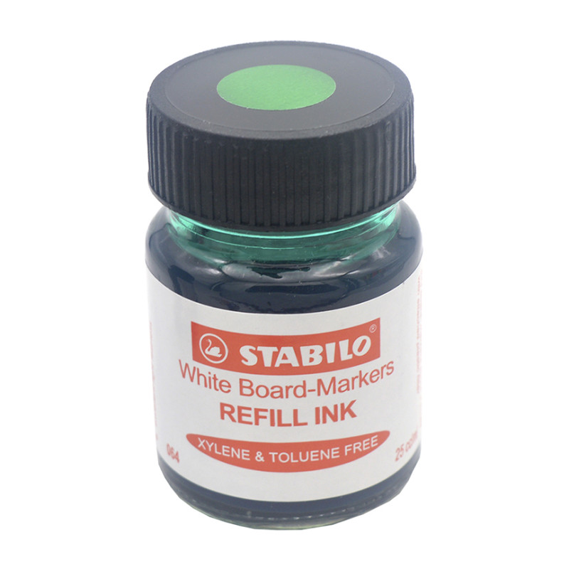 Refill Ink for Whiteboard Markers, 25 mL, Green, Unit